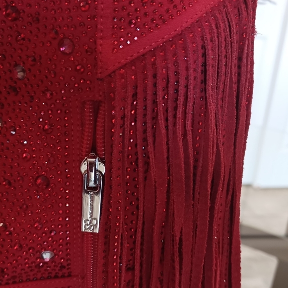 Jessica Simpson red boots - Picture 2 of 3